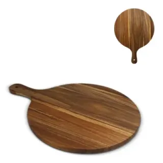 InSideOut Wooden serving platter round, 31.5cm - LT57203 (gadzety reklamowe)